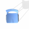Stackable Plastic Student Chair with Steel Legs (HY-02101)