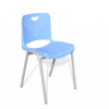 Stackable Plastic Student Chair with Steel Legs (HY-02101)