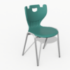 Student Plastic Chair with Steel Frame