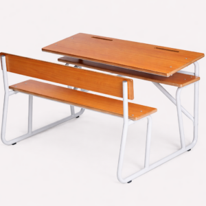 Two Seater Desk and Bench Set (HY-0438)