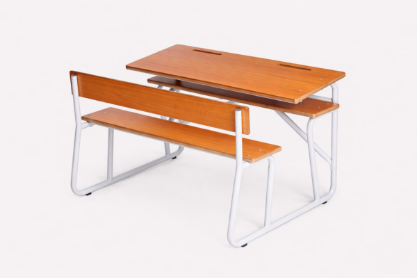 Two Seater Desk and Bench Set (HY-0438)