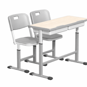 Height Adjustable Student Desk and Chair Set (HY-0439)