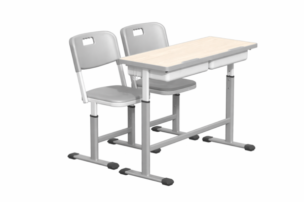 Height Adjustable Student Desk and Chair Set (HY-0439)