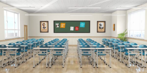 Student Desk & Chair Set (HY-02176)