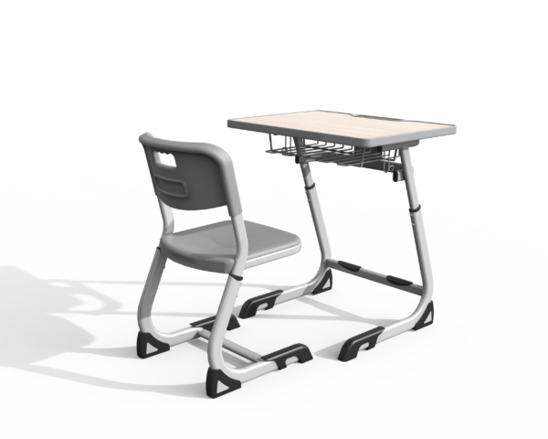 HY-0235L Height-Adjustable Student Desk & Chair Set