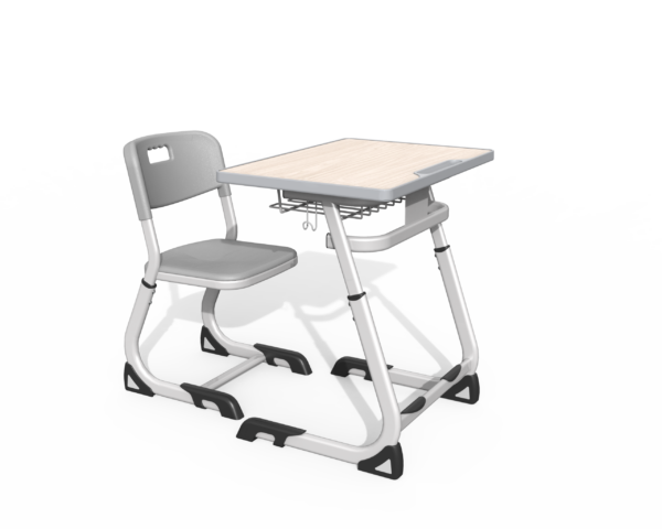 HY-0235L Height-Adjustable Student Desk & Chair Set