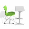 Single Student Desk & Chair Set (HY-0397)