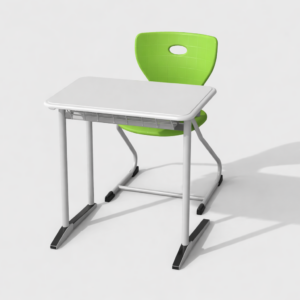Single Student Desk & Chair Set (HY-0397)