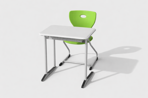 Single Student Desk & Chair Set (HY-0397)