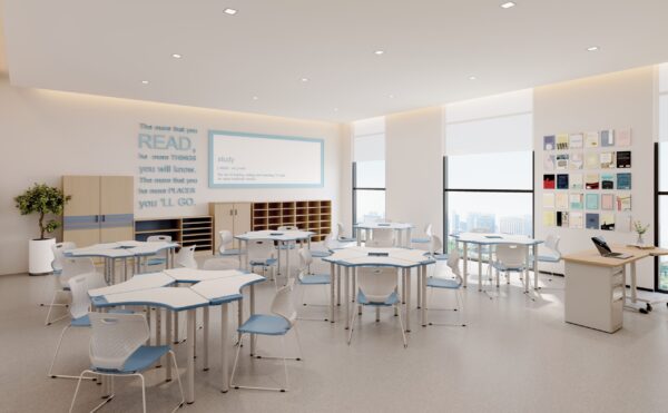 Modular Collaborative Student Desk Set (E-03005-1)