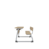 Two Seater Classroom Desk and Bench Set (HY-0479)