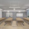 Two Seater Classroom Desk and Bench Set (HY-0479)