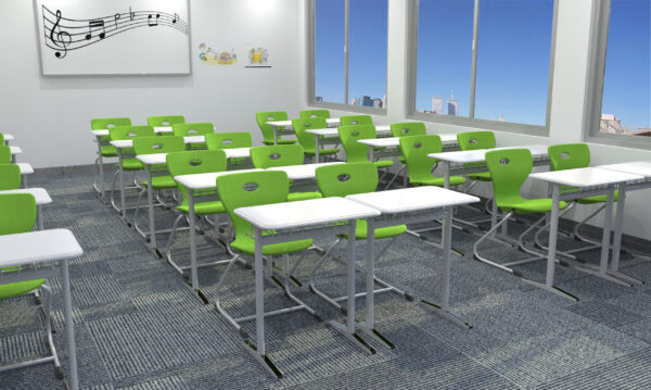 Compact Student Desk and Chair Set (HY-0203)