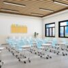 Single Student Desk and Chair Set (HY-02110)