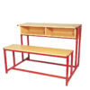 Shared classroom desk and bench set (HY-0402)