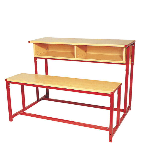 Shared classroom desk and bench set (HY-0402)