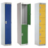 Multi compartment steel locker cabinet