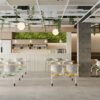 Fixed Seating Cafeteria Table Set (HY-1517)
