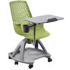 Mobile student desk chair (HY-1710)