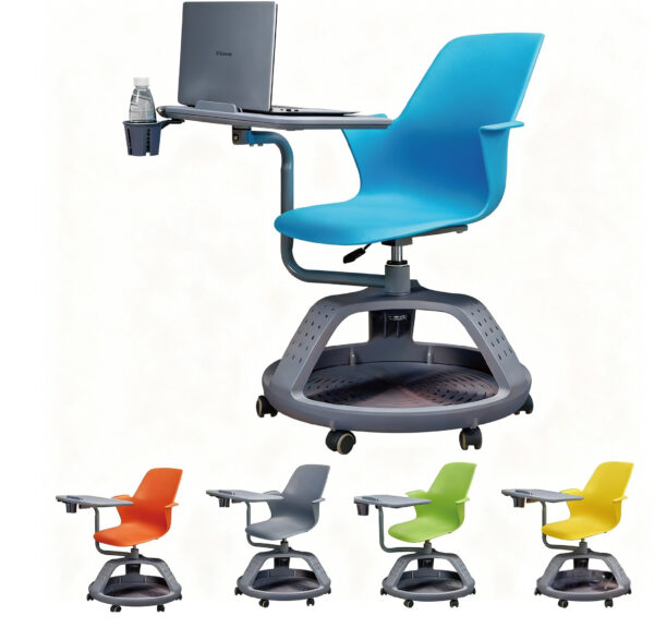 Mobile student desk chair (HY-1710)