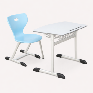 Single Student Desk and Chair Set (HY-02110)