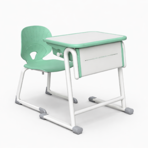 Single Student Desk and Chair with Panel Front (HY-02213)
