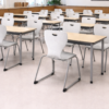 Flexible sled base student chair (HY-0267)