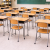 Student desk and chair set (HY-0221)