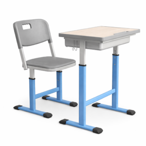 Single Student Desk and Chair Set (HY-0336)