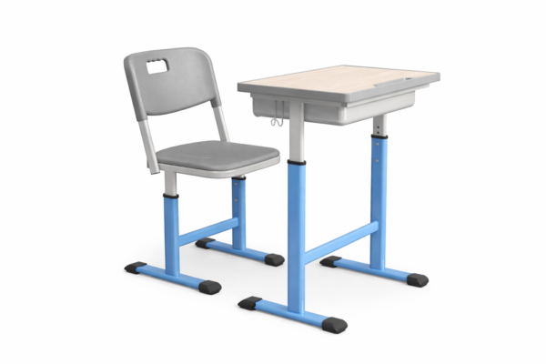 Single Student Desk and Chair Set (HY-0336)