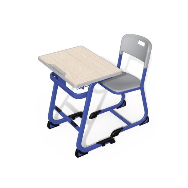 Single Student Desk and Chair Set (HY-0235KD)