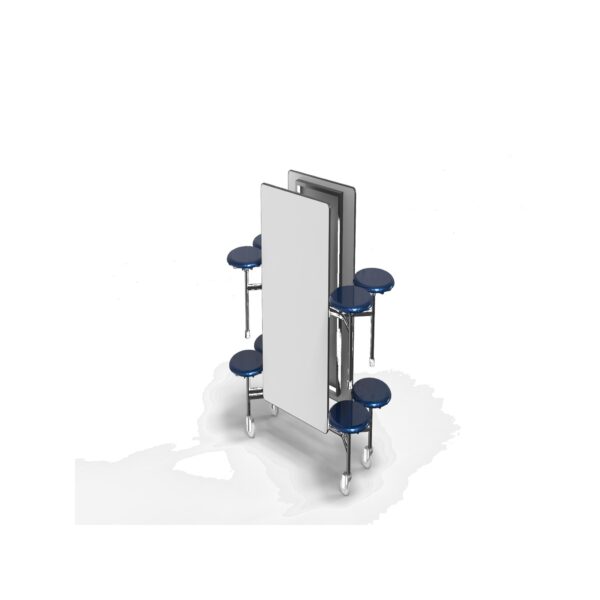 Folding Cafeteria Table with Attached Stools (HY-1015)