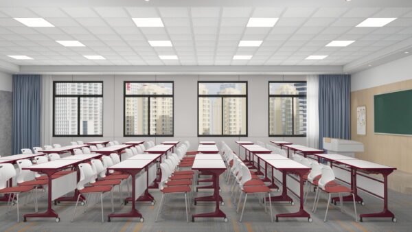 Collaborative Classroom Table with Chairs (HY-0470)