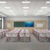 Collaborative Classroom Table with Chairs (HY-0470)